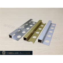 Aluminio Cuadrado Schluter Strip10mm Altura en Tres Colores